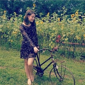 Fun black lace dress